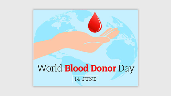 Download - World Blood Donor Day with Blood Drop in Hand Illustration - skillivo