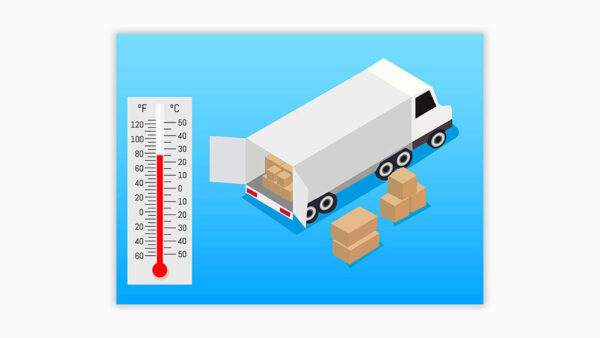 Logistic pharma service concept maintaining product temperature