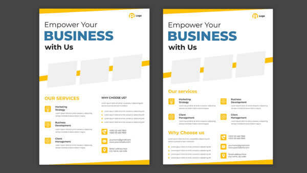 Business Flyer Template with 2 options #1