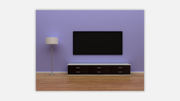 Smart Tv Mockup 3d rendering Illustration