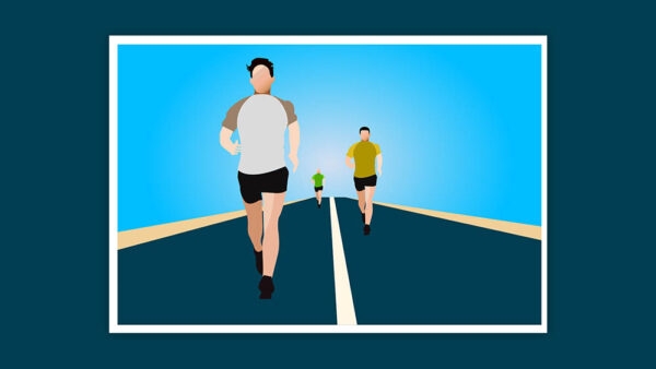 physical activity like running in open areas Illustration